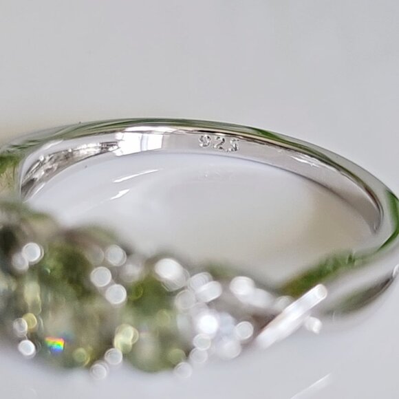 Sterling Silver Peridot Ring, Peridot Stone, Birthstone - Picture 10 of 10